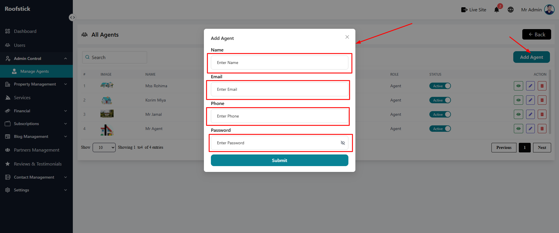 Manage Agent