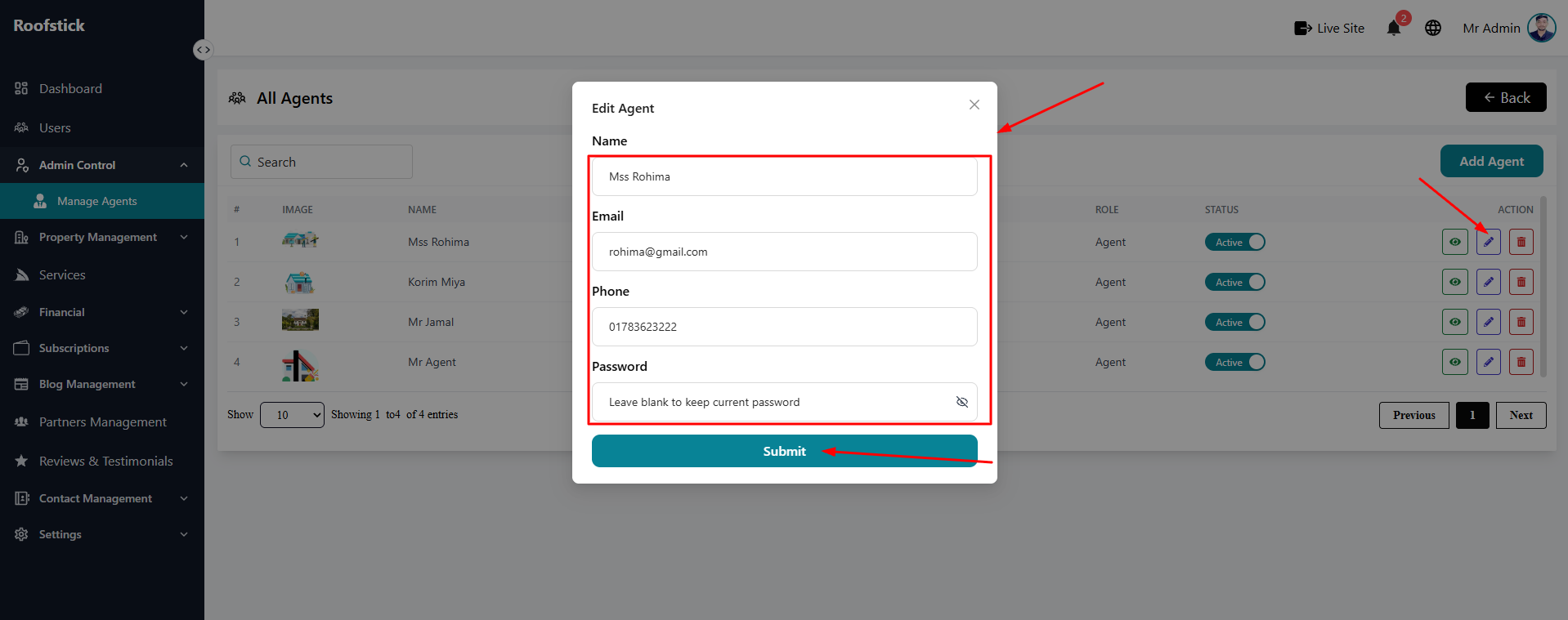 Manage Agent