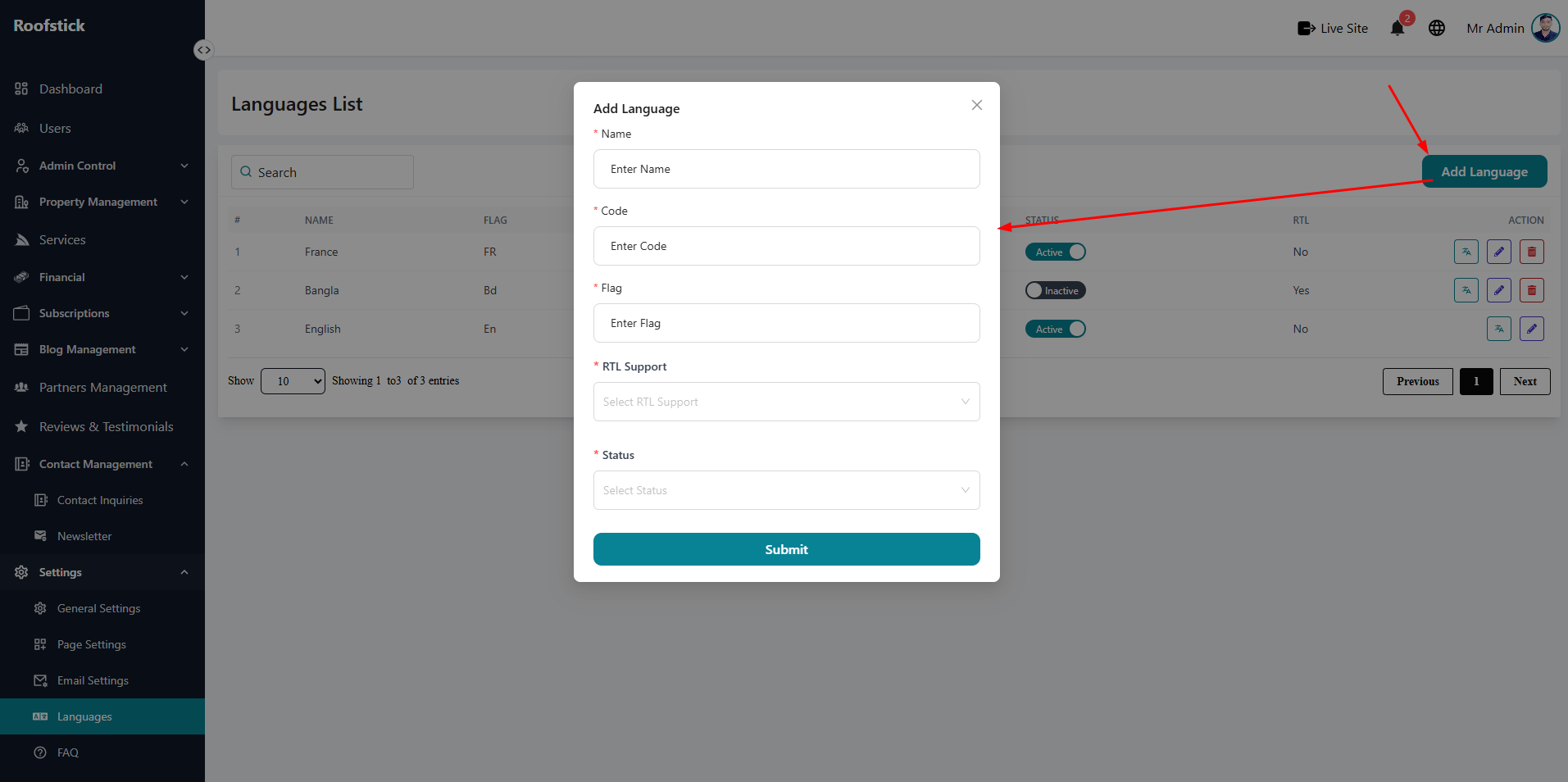 Add Language